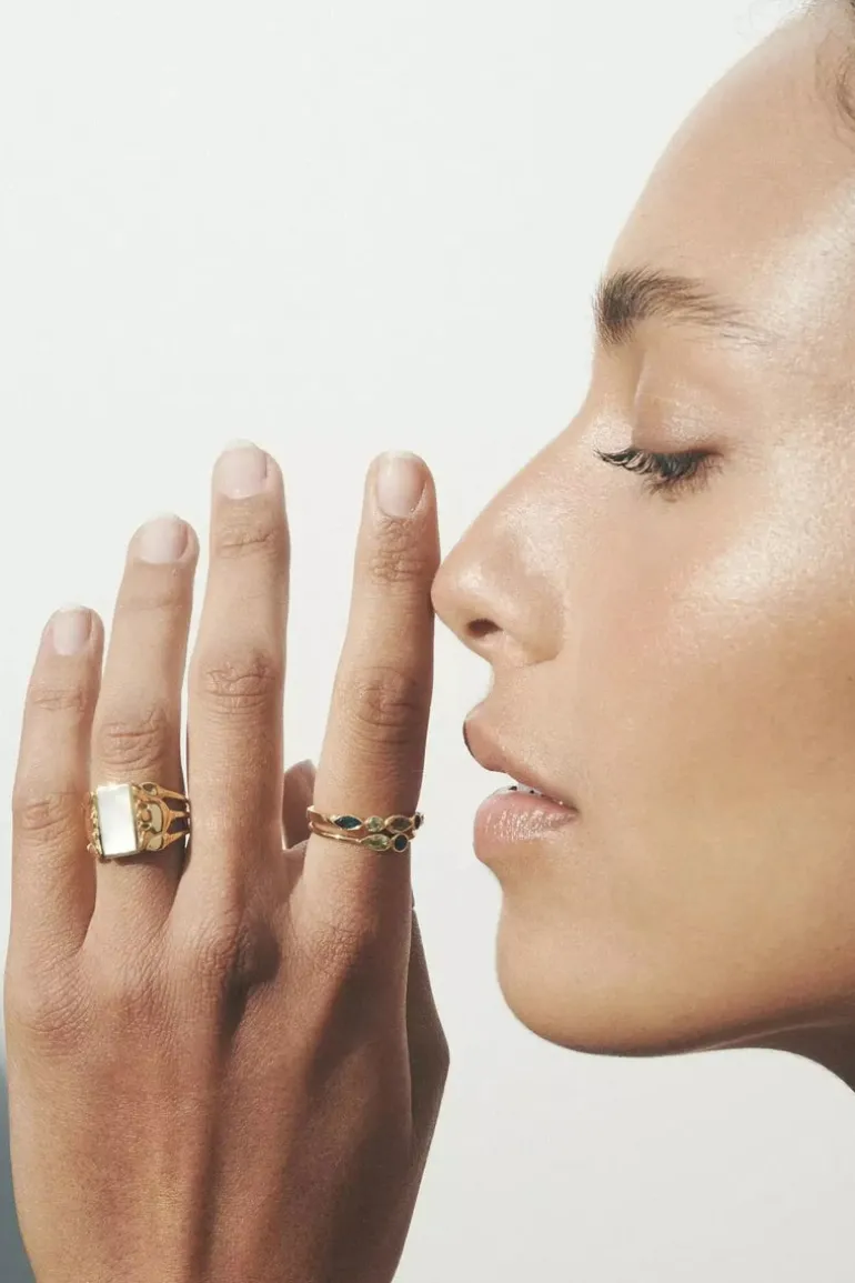 Lotus Ring Gold