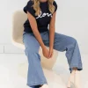 Love Fest S/Less Knit Top