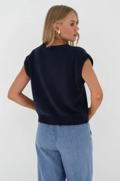 Love Fest S/Less Knit Top