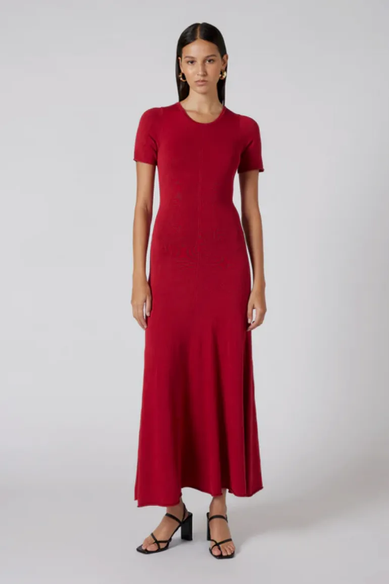 Love Reframed Knit Dress - Red