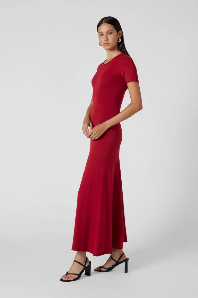 Love Reframed Knit Dress - Red