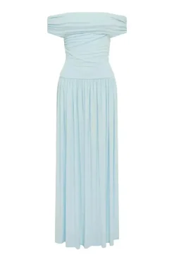 MANALLA MAXI DRESS - SKY BLUE