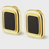 MARGAUX EARRINGS . BLACK .