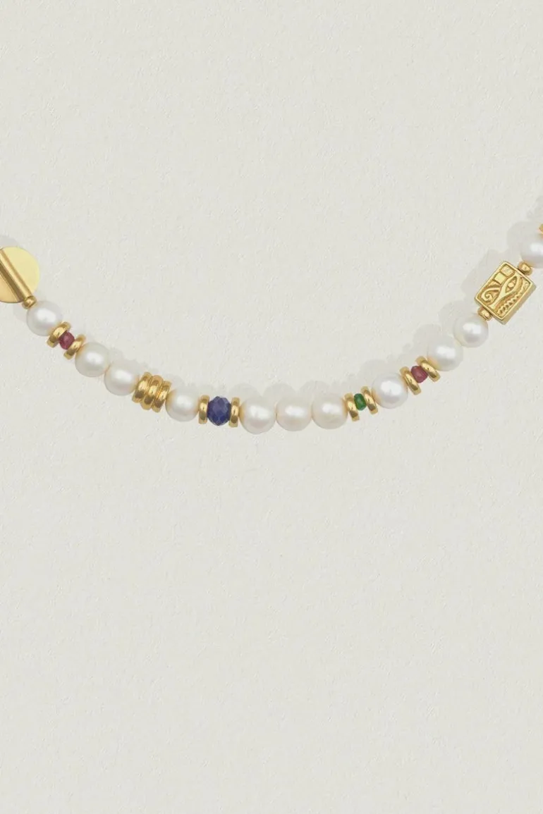 MEDITERRANEAN NECKLACE GOLD VERMEIL