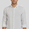 MICK LINEN SHIRT WHITE