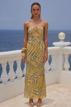 MIDAL MAXI DRESS - SIVELLA PRINT