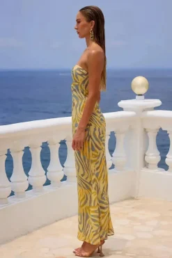 MIDAL MAXI DRESS - SIVELLA PRINT