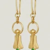 NECTAR EARRINGS GOLD VERMEIL