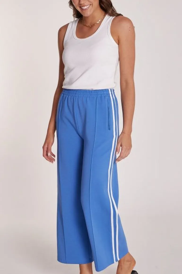 Noah Cropped Pant - Blue Stripe