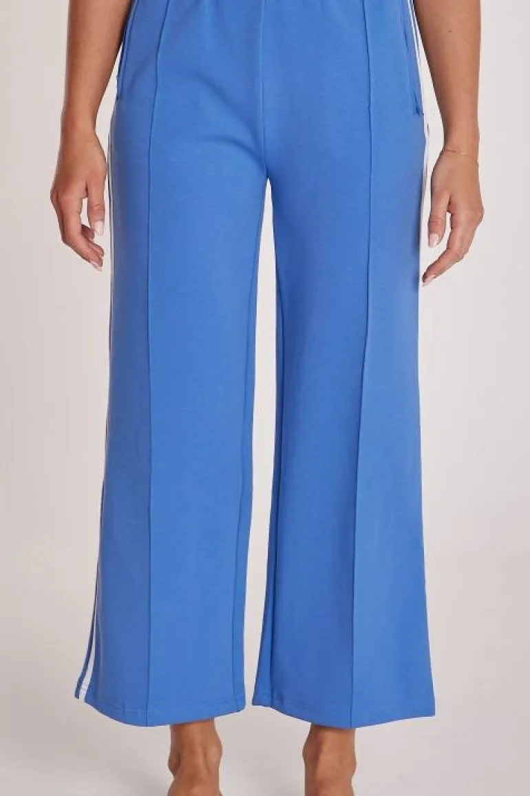 Noah Cropped Pant - Blue Stripe