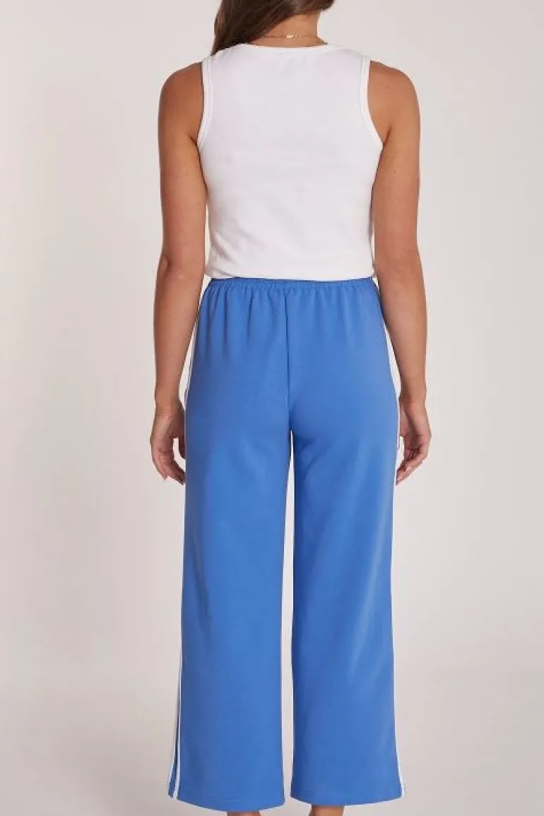 Noah Cropped Pant - Blue Stripe