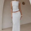 Orlean Maxi Skirt - White