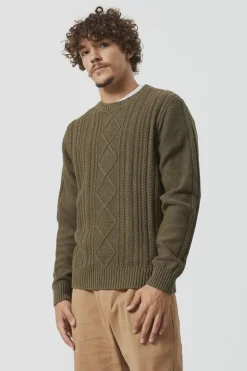 Oslo Cable Knit Fatigue