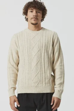 Oslo Cable Knit Oatmeal