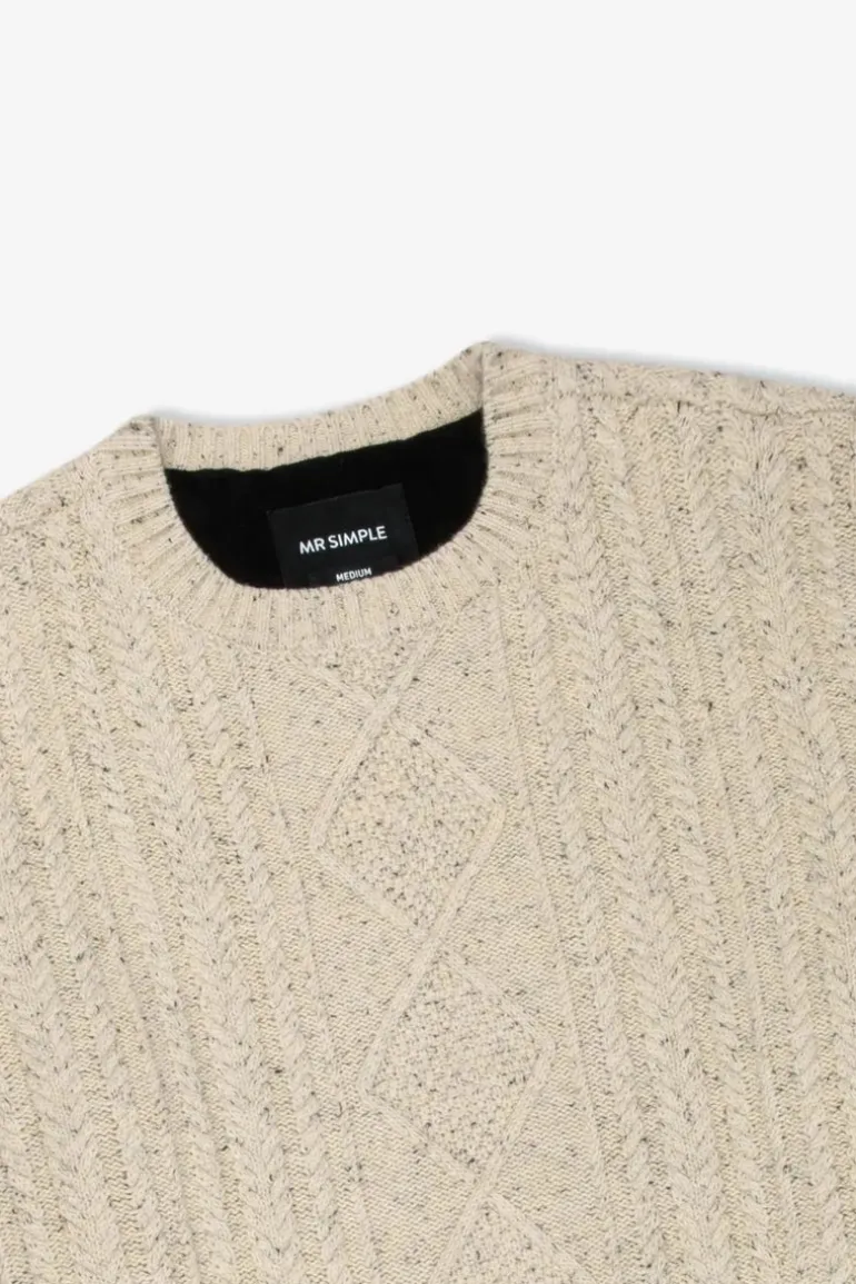 Oslo Cable Knit Oatmeal