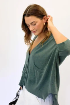 Oversize Rib Cardigan