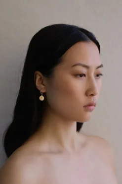 Palas Drop Earrings Gold Vermeil