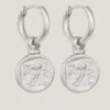 Palas Drop Earrings Sterling Silver