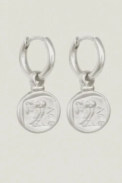 Palas Drop Earrings Sterling Silver