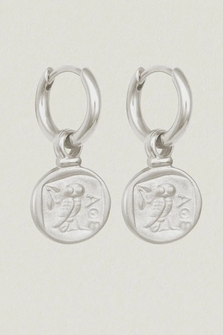 Palas Drop Earrings Sterling Silver