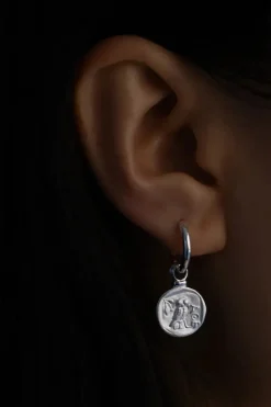 Palas Drop Earrings Sterling Silver