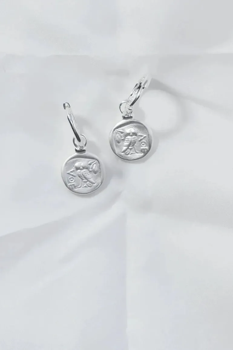 Palas Drop Earrings Sterling Silver