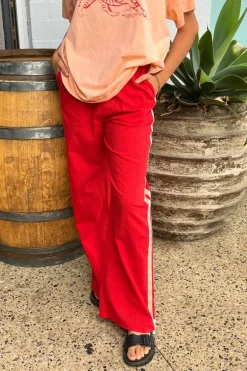 Peach/Red Easy Tiger Pants