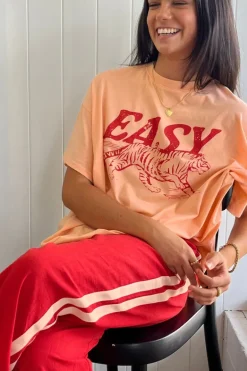 Peach/Red Easy Tiger Shirt
