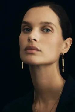 PELE EARRINGS GOLD VERMEIL