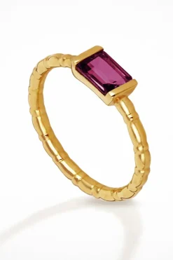 Pia Ring Rhodolite Gold