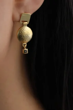 Plato Earrings Gold Vermeil