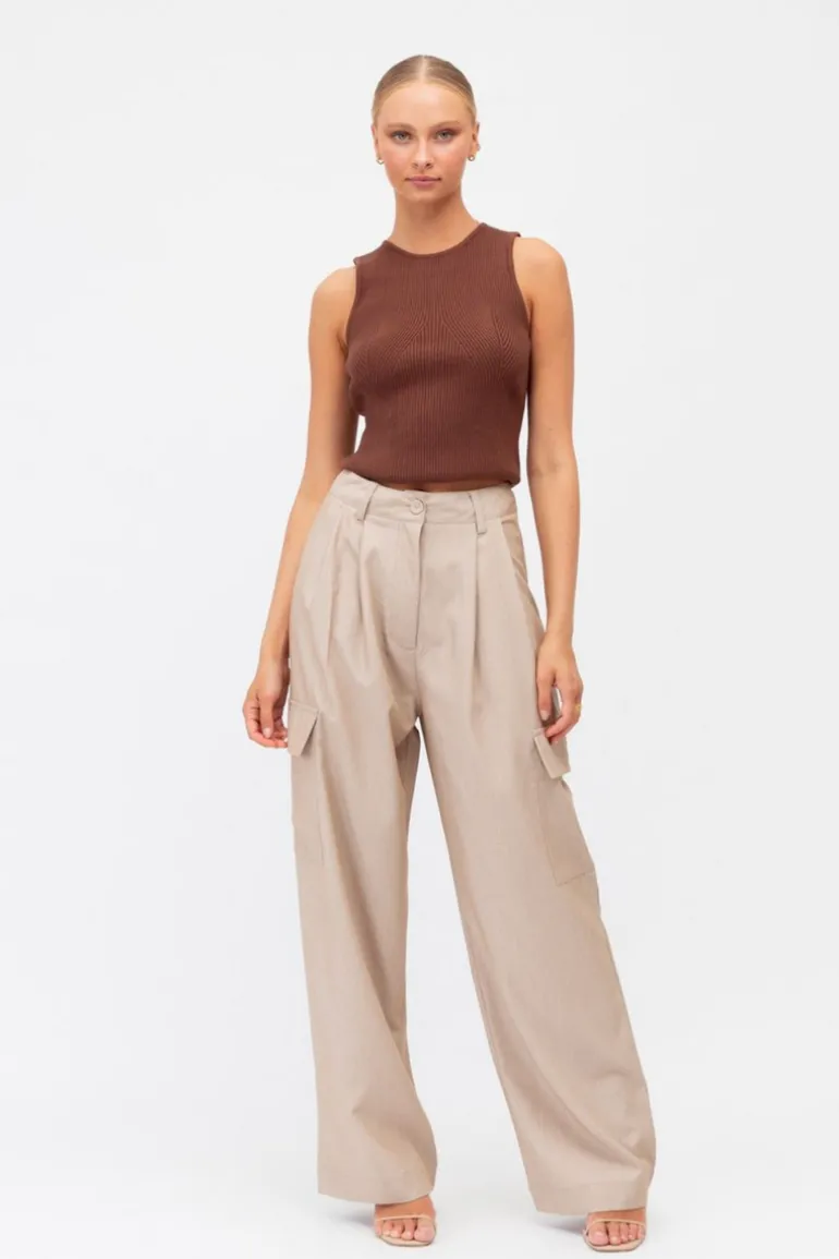 Pleated Military Pant