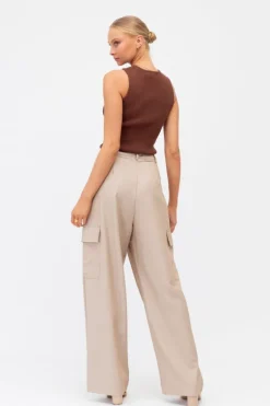 Pleated Military Pant