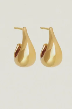 POPPY EARRINGS GOLD VERMEIL