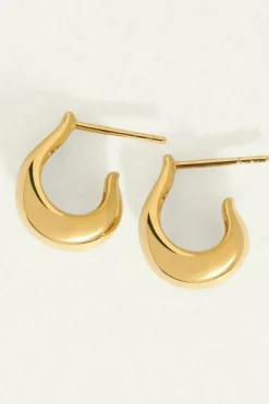 POPPY EARRINGS GOLD VERMEIL