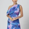 Purple Orchid Midi Dress