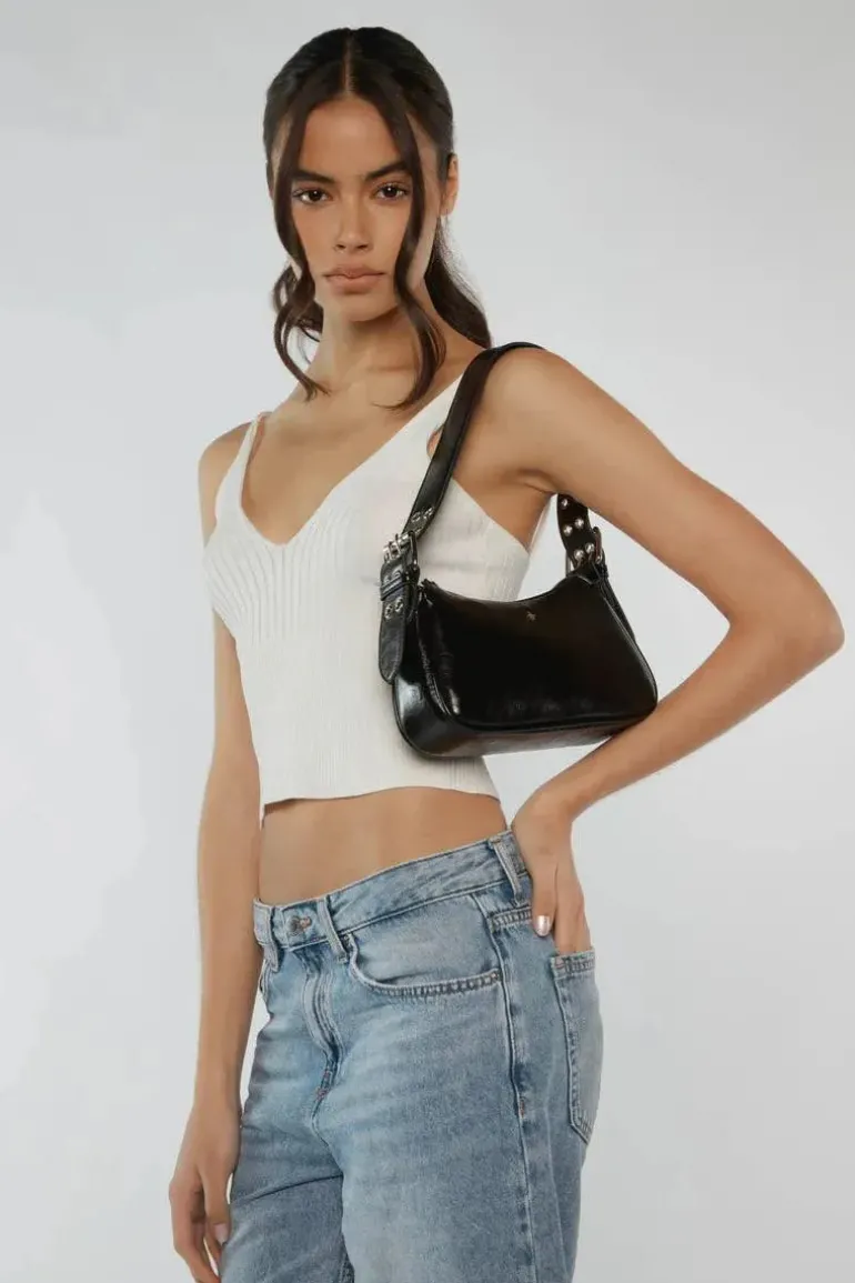 Queen Buckle Shoulder Bag