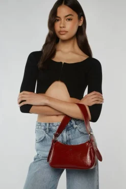 Queen Buckle Shoulder Bag