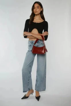 Queen Buckle Shoulder Bag