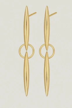 Quilla Earrings Gold Vermeil