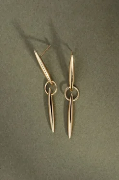 Quilla Earrings Gold Vermeil