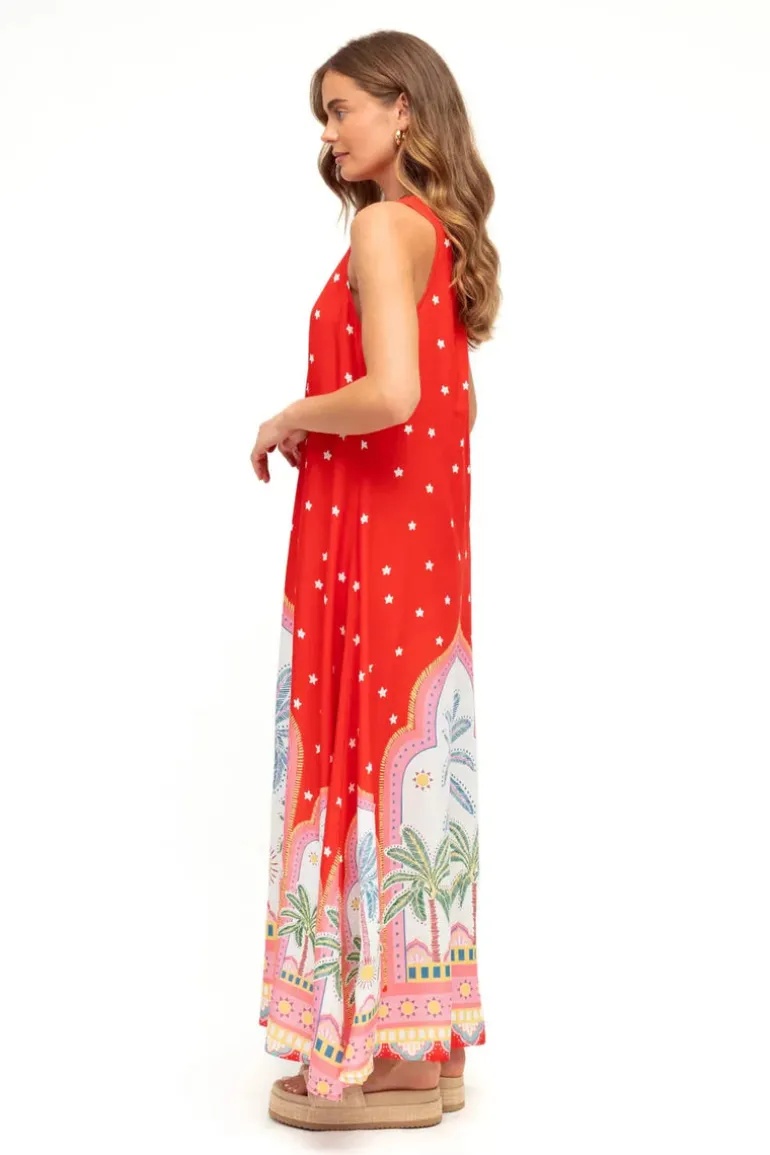Red Zafira Dress