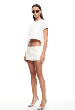 Rhode Mini Skirt Lemon