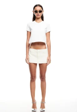 Rhode Mini Skirt Lemon