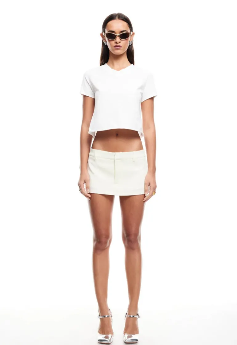 Rhode Mini Skirt Lemon