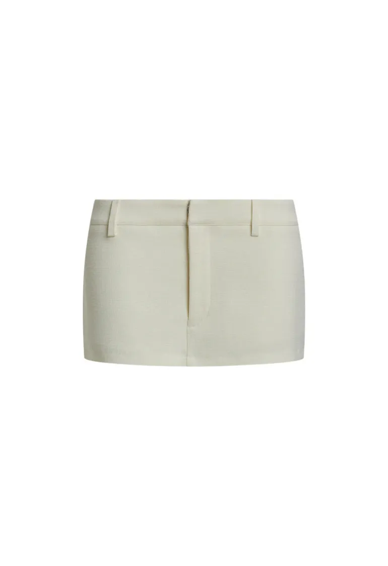 Rhode Mini Skirt Lemon