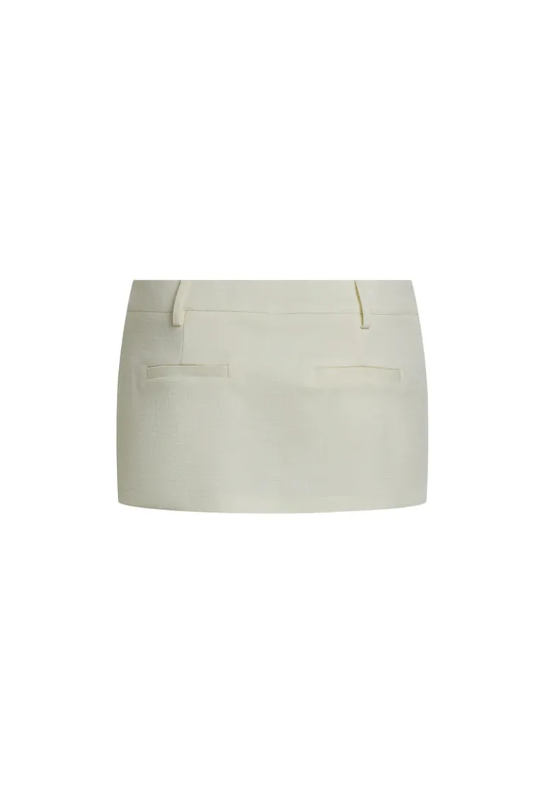 Rhode Mini Skirt Lemon