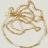 Riviera Necklace Pearl Gold