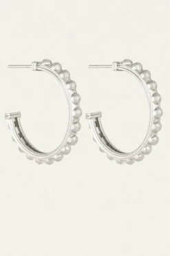 ROMA HOOPS SILVER