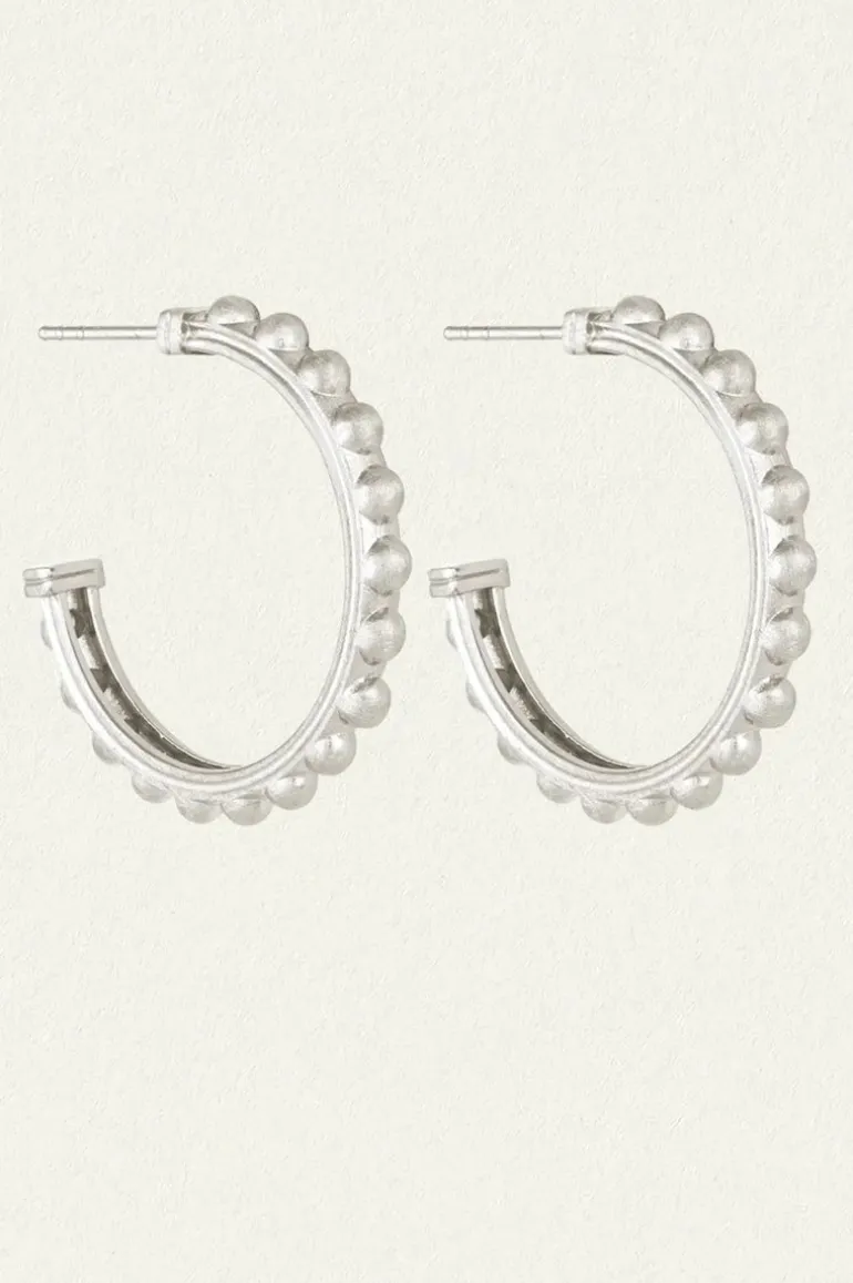 ROMA HOOPS SILVER